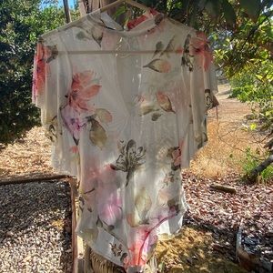 Loose cover up bodysuit